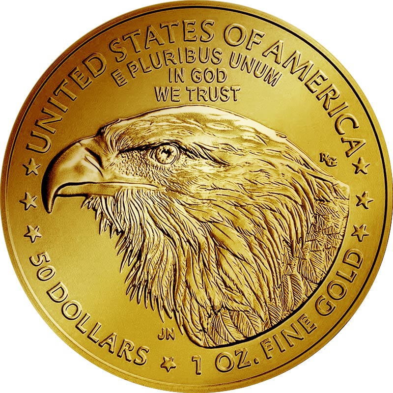 Aquila Americana in Monete d'oro